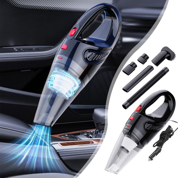 Dvkptbk Car Vacuum Cleaner Portable Car Vacuum Cleaner Mini Portable Car Wet Dry Dusts Collector Vacuum Cleaner Car Accessories