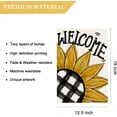thumbnail image 2 of Summer Garden Flag 12.5 x 18 Inch Welcome Sunflower Decorative Double Sided Burlap Flag For Spring Summer Farmhouse Yard Seasonal Decor, 2 of 6