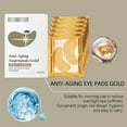 thumbnail image 5 of 5 Pack Gold Infused Hydrogel Eye Patches, Collagen Eye Mask Gel Pads, Gold Eye Masks for Dark Circles and Puffiness, Reduces Wrinkles, Refreshes Your Skin, Anti Ageing Aging, Remove Bags, 5 of 9