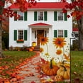 thumbnail image 5 of Oioii Happy Thanksgiving Fall Garden Flags Pumpkins Yard Flags,Small Thanksgiving Day Garden Decor for Autumn Outside Porch Lawn Holiday, 5 of 6