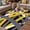 Yellow, variant on Red Black Geometric Outdoor Rug for Patio/Deck/Porch, Non-Slip Large Area Rug 5 x 8 Ft, Modern Art Abstract Grey Line Indoor Outdoor Rugs Washable Area Rugs, Reversible Camping Rug Carpet Runner