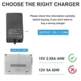 thumbnail image 6 of Surface Pro Charger, 44W Power Supply Adapter for Microsoft Surface Pro 3/4/5/6/7, Surface Laptop 1 2 3, Surface Book 1 2 3, Surface Go 1 2 3, Surface Laptop Go, with 4.92 Ft Power Cord, 6 of 10