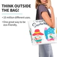 thumbnail image 2 of Balery Gnomes Summer Bolsa Tote Estilo Estético con Cremalleras, Bolsa de Hombro, Bolsa de Compras Grande y Plegable, 2 of 8