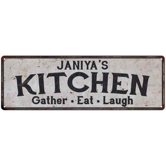 JANIYA's Kitchen Gift Rustic Chic Decor Gift 6x18 Sign 206180051638