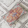 thumbnail image 3 of Boho Pillow Covers 18x18 Set of 2 Ethnic Bohemian Carpet Vintage Rust Coral Floral Decorative Cotton Pillow Cases with Zipper Outdoor Decorative Pillow Case for Couch Bed Home Decor, 3 of 6