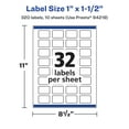 thumbnail image 6 of Avery 1" x 1-1/2" Waterproof Rectangle Labels, 320 Labels, 6 of 10