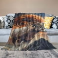 thumbnail image 2 of Orinice Goat Ultra-Soft Micro Flannel Blanket Warm 3D Printing Throw Blanket Home Decor for Bed Sofa Travel Quality Washable  60x80in, 2 of 6