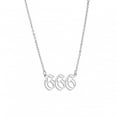 thumbnail image 4 of Pendentif Collier Numéro d'Ange Plaqué Or/argent Collier en Acier Inoxydable Bijoux pour Femmes, 4 of 8