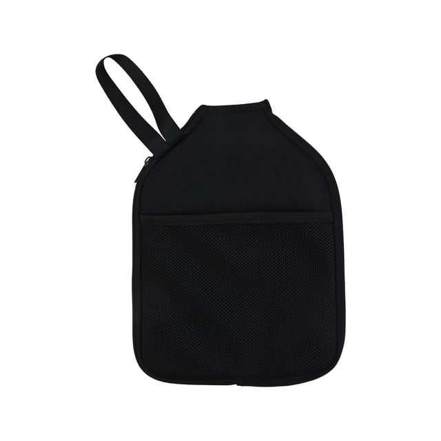 2Pcs Pickleball Paddle Cover 9.4 X 12.2 Inches Neoprene Paddle Storage Bag 2Xblack