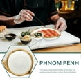 thumbnail image 2 of MasteelfCA 1Pc Ceramic Food Serving Plate Simple Style Dumpling Dish Storage Plate Dinner Plate, 2 of 9