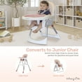 thumbnail image 5 of Dream On Me Portable 2-in-1 Table Talk Baby High Chair, Convertible, Compact and Light Weight, Pink, 5 of 39