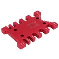 thumbnail image 4 of Tenon Caliper, Aluminum Alloy Long Service Life Tenon Card Gauge Simple Operation Portable Fine Workmanship  For Woodworking Red, 4 of 8