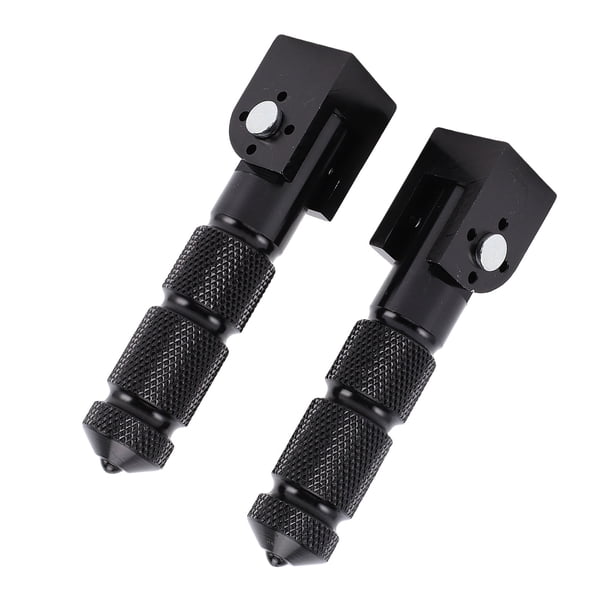 Pega De Pie De Motocicleta, Clavijas Del Pie De Aluminio 2 Piezas Pedales De Aluminio Para Motocicleta Pegs De Pie De Motocicleta Eléctrica 8 Mm Varilla De Soporte Plegable De 90