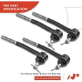 thumbnail image 6 of A-Premium 14Pcs Front Suspension Kit Inner Outer Tie Rod End & Adjusting Sleeve Sway Bar Link Ball Joint Center Link Idler Arm Compatible with Chevrolet Impala Caprice Buick Electra Cadillac DeVille, 6 of 9