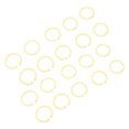 thumbnail image 4 of Loose Leaf Rings, Plastic 30mm 20Pcs Round Durable Binder Ring  For Menu Pink,Yellow,Green,Blue, 4 of 8