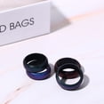 thumbnail image 5 of Avaner Silicone Wedding Ring for Men: 4 Pack 8mm Width Breathable Air Grooves Silicone Rubber Wedding Engagement Bands Valentine's Day Gift, Size 8, 5 of 6