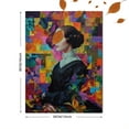thumbnail image 3 of Qisvanset 12x16 Inch Surreal Black Dog Canvas Print Wall Art, 3 of 5