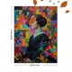 thumbnail image 3 of Qisvanset 12x16 Inch Surreal Black Dog Canvas Print Wall Art, 3 of 5