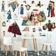 thumbnail image 5 of 44 PCS For Studio Ghibli Theme Wall Stickers Anime – Cartoon Character Totoro PVC Removable DIY Wall Decals for Bedroom, Spirited Away, Living, Playroom Decor, 9.84x17.72 Inch, 4 Sheets Set, 5 of 5