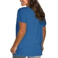 thumbnail image 2 of CHGBMOK Womens Plus Size T shirts Short Sleeve Summer Tops Casual Loose Fit Tee Tops, 2 of 7