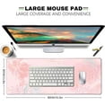 thumbnail image 3 of Desk Mat XL Gaming Mouse Pad, Abstract Pink Boho Pastel Painting Keyboard Mat Cute Large Mouse Pad, Desk Mat Desktop Laptop Computer Accessories, 31.5X 11.8 in, 3 of 6