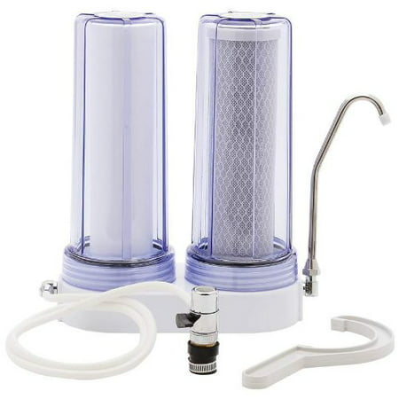 Countertop Dual-stage Water Filtration System (Best Countertop Water Filter System)