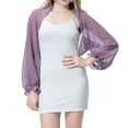 thumbnail image 2 of Pisexur Womens Jacket Open Front Cardigans Trench Coats Fall Jackets Women's Solid Color Sun Protection Beach Towel Raglan Sleeve Cardigan, 2 of 9