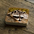 thumbnail image 2 of Raccoon Wooden Cork Coasters Gift Set of 4 by Nature Wonders | Nature Wildlife Decor - 95289C-S4, 2 of 6