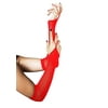 Leg Avenue Fishnet Arm Warmers, O/S, Red