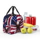 thumbnail image 5 of Easygdp USA Eagle with Spread Wings Bolsa Térmica Premium - Tela Oxford Impermeable, Gran Capacidad, Bolsillo Frontal, Unisex para Trabajo, Escuela, Actividades al Aire Libre y Picnics, 5 of 8