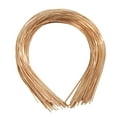 thumbnail image 2 of Diademas de metal liso Yuyangstore 50 piezas Oro, 2 of 8