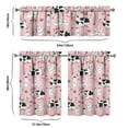 thumbnail image 6 of Kitchen Curtains 36 Inch Short - 3 Panel Set, Cute Cow Print Farmhouse Curtains, Rod Pocket, 100% Polyester for Rustic Farm, Kitchen, Cafe, Living Room, Easy Wash, 6 of 6