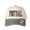 Black-and-white houndstooth, variant on FOOTBALL Letter Embroidered Color Block Trucker Hat Unisex Adjustable Cotton Breathable Fashion Cap for Travel Daily Wear,Leopard print,1 pcs