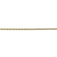 thumbnail image 2 of Auriga Fine Jewelry 18k Yellow Gold 1.3mm Rope Chain Necklace 16inch for Women, 2 of 6