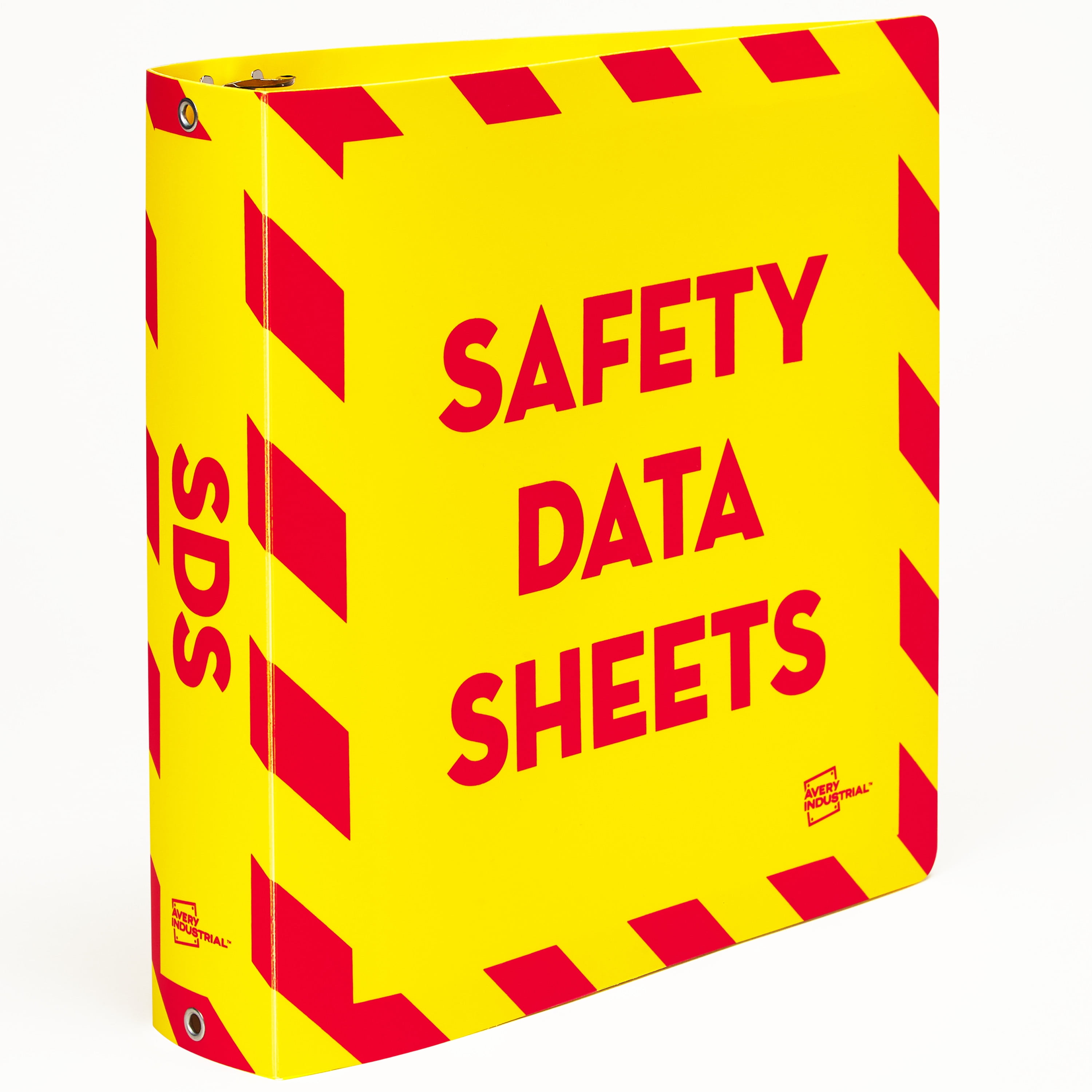 Avery UltraDuty SDS Binder with Chain, Durable Poly Binder, 2' Slant Ring, Holds 530 Sheets (77712)