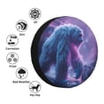 thumbnail image 4 of Goofa Mystical White gorilla Jungle Pattern Universal Tire Cover for Jeep, SUV, Truck, and Trailer – Waterproof, UV-Resistant,Easy to Install, Fits 14"-17" Tires-14 inch, 4 of 6