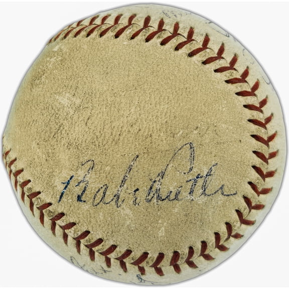 1930's Greats Autographed Official AL Baseball With 14 Signatures Including Babe Ruth, Lou Gehrig & Jimmie Foxx PSA/DNA #AP04956