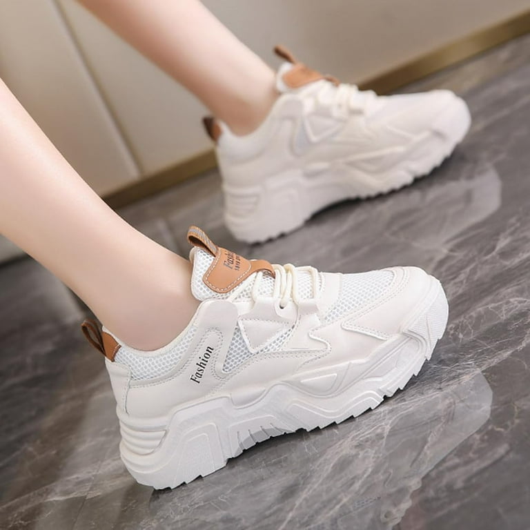 Cute Sneakers for Women Stylish Chunky Dad Shoes All Season Fresh Colored Trainers for Trendsetters
