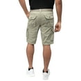 thumbnail image 2 of RAW X Mens Belted 12.5" Inseam Knee Length Cargo Shorts, Stone, 46, 2 of 8