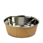 Ourpets Durapet Wood Grain Bowl Light Brown, 8 cup