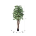 thumbnail image 4 of Vickerman 6' Artificial Japanese Maple Executive, Black Plastic Pot, 4 of 5