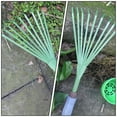 thumbnail image 7 of LEORX 2Pcs Heavy Duty Hand Soil Rake with Iron Material and Ergonomic Grip for Garden Work, 7 of 7
