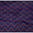 thumbnail image 4 of Tissu Imprimé Chevron Ikat 1 Yard 42 Inch Wide, 4 of 4