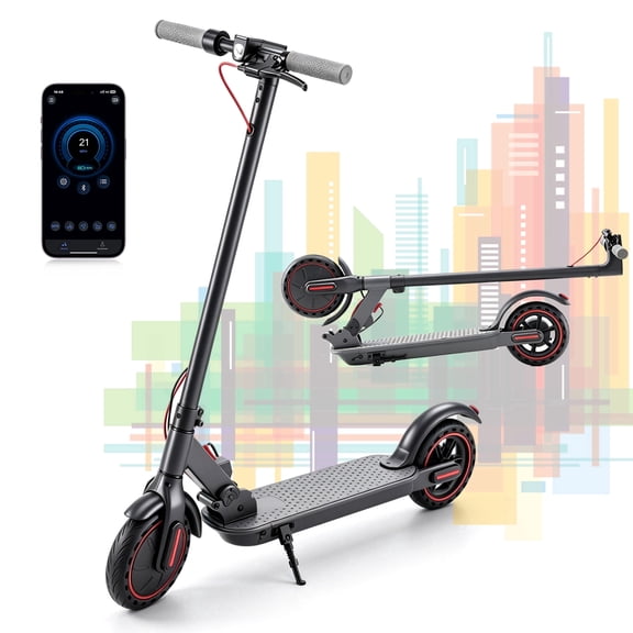 iScooter 350W Electric Scooter for Adults, 6 / 12 /18 Mph 3-Speed Escooter, Up to 15-21 Miles Range, Foldable Commuting Electric Scooter for Teens