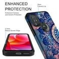 thumbnail image 2 of Rosebono Phone Case for Motorola Moto G Pure 2021 / Moto G Power 2022, Slim Hybrid Shockproof Graphic Fashion Cover Armor Case (Mandala), 2 of 5