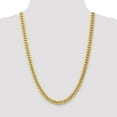 thumbnail image 6 of Auriga Fine Jewelry 10K Yellow Gold 7.3 mm Semi-Solid Miami Cuban Chain Necklace for Men 26", 6 of 6