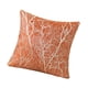 thumbnail image 2 of Elegante funda de cojín de 18 x 18 pulgadas, funda de almohada decorativa con ramitas para sofá. Naranja, 2 of 9