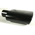 thumbnail image 4 of Exhaust Tip 2.25" Inlet 6.0 X 2.25" Outlet 9.0" Long Rolled Oval Angle WOA6002509-225-BPSS Stainless Steel Black Powder Wesdon Exhaust Tip, 4 of 8