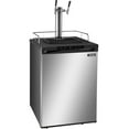 VEVOR Kegerator Beer Dispenser, Double Taps Beer Kegerator Refrigerator