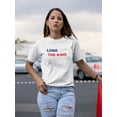 thumbnail image 2 of Long Live The King. T-Shirt Women -Smartprints Designs, Female Large, 2 of 4